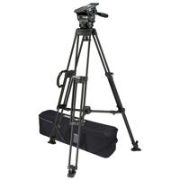 

Miller ArrowX 3 1-Stage Alloy System with Fluid Head (1072), Sprinter II Aluminum Tripod (1589) and Mid-level Spreader (993)