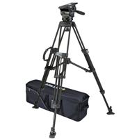 

Miller ArrowX 5 Fluid Head with Sprinter II 2-Stage Aluminum Alloy Tripod System, Includes Mid-Level Spreader, Telescopic Pan Handle with Clamp and Softcase