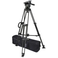 

Miller ArrowX 7 Fluid Head with Sprinter II 1-Stage Aluminum Alloy Tripod System, Includes Mid-Level Spreader, Telescopic Pan Handle with Clamp and Softcase