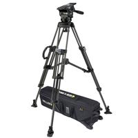 

Miller ArrowX 7 Fluid Head with Sprinter II 2-Stage Carbon Fiber Tripod System, Includes Mid-Level Spreader, Telescopic Pan Handle with Clamp and ArrowX Shell Case