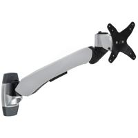 

Mount-It! MI-34114 Height Adjustable Single Monitor LCD Desk Mount with Wall Mount Base, Silver