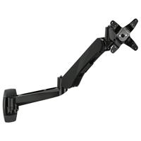 

Mount-It! MI-35114B Height Adjustable Single Monitor Articulating LCD Desk Mount with Wall Mount Base, Black