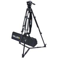 

Miller CX6 Fluid Head with Toggle 75 2-Stage Alloy Tripod System, 27 lbs Head Capacity, On Ground Spreader