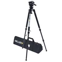 

Miller CX6 Fluid Head with Solo 75 2-Stage Alloy Tripod System, 27 lbs Head Capacity