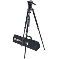 

Miller CX6 Fluid Head with Solo 75 2-Stage Carbon Fiber Tripod System, 27 lbs Head Capacity