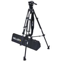 

Miller CX8 Fluid Head with Toggle 75 2-Stage Alloy Tripod System, 27 lbs Head Capacity, Above Ground Spreader