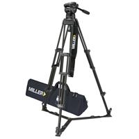 

Miller CX18 Fluid Head with Toggle 2-Stage Alloy Tripod System, 35 lbs Head Capacity, On Ground Spreader