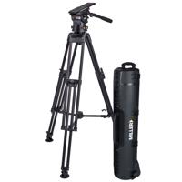 

Miller CiNX 3 Fluid Head with HDC 100mm 1-Stage Alloy Tripod, Mid-Level Spreader, Feet, Pan Handle and Smartcase, 2.2-41.8 lb Capacity