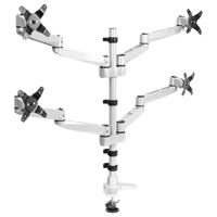 

Mount-It! MI-63151 Quad Arm Articulating Computer Monitor Desk Mount with Grommet Base