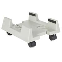 

Mount-It! MI-7151 Universal PC Computer Holder Cart with 4 Caster Wheels, Adjustable Width, White