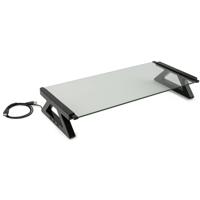 

Mount-It! MI-7240 Ergonomic Slim Glass Stand for PCs, Monitors & Tablets, 20 lb Capacity