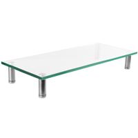 

Mount-It! MI-7260 Glass and Aluminum Monitor Display Stand, 66 lb Capacity