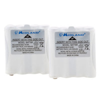 

Midland AVP-8 Pair of 2 BATTR6 Rechargeable Batteries for LXT330,335,340,345,360,365,380, 385,440,460,480 490