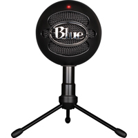 

Blue Microphones Snowball USB Condenser Microphone with Accessory Pack, Ice Black