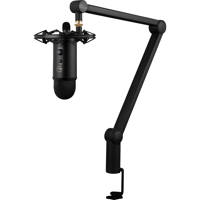 

Blue Microphones Yeticaster Professional Broadcast Bundle, Yeti USB Microphone (Blackout), Radius III Shockmount, Compass Premium Tube-Style Broadcast Boom Arm