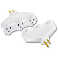 

Milspec TripleTap Power Block Adapter, White