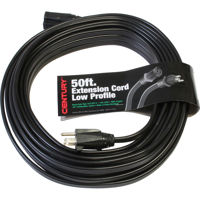 

Milspec 50' Heavy Duty 12/3 SPT-3 Low Profile Flat Extension Cord, Black