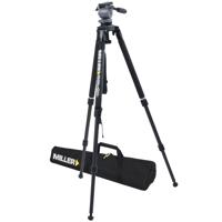 

Miller DV Carbon Fiber System, DS-20 Fluid Head with DV 1501 Carbon Fiber Tripod with Soft Case, Supports 22 lbs.