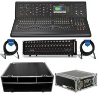 

Midas M32 LIVE Digital Console for Live and Studio with 40 Input Channels - Bundle With Midas DL32 32-Input/16-Output Stage Box & 32 Mic Preamps - ProX XS-MIDM32DHW Case, Odyssey Rack Case, Cables