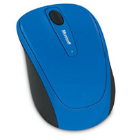 

Microsoft Wireless Mobile Mouse 3500, USB 2.0, 1000 dpi, 3 Buttons, Cyan Blue