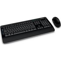 

Microsoft Wireless Desktop 3050 Keyboard and Mouse, 30' Range, Standard Design