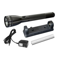 

MagLite ML125 230V LED Rechargeable Flashlight System, 186 Lumens, Black