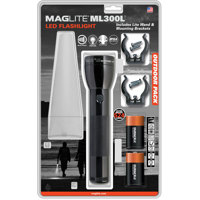 

MagLite ML300L 2-Cell D LED Flashlight Adventure Pack, 524 Lumens, Black