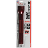 

MagLite ML300L 3rd Generation 3-Cell D LED Flashlight, Blister Packaging, Red