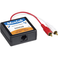 

Muxlab Stereo Hi-Fi Balun with Color Coded RCA Male Plugs