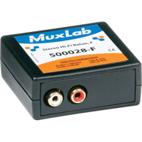 

Muxlab Stereo Hi-Fi Balun with Color Coded RCA Female Plugs