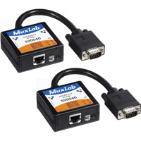 

Muxlab VGA Balun II Kit, Includes 500040 (HD15 Male, PC Side), 500042 (HD15 Female, Display side)