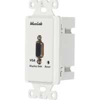 

Muxlab VGA Wall Balun II, Monitor Side, United States