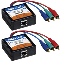 

Muxlab Component Video/IR-Pass-Thru Balun, Male, 2 Pack