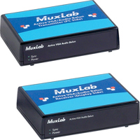 

Muxlab Active VGA/Audio Balun Kit, Includes Transmitter, Receiver