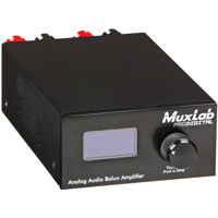 

Muxlab Analog Audio Balun Amplifier for Audio Transmitter Balun and Audio Matrix Switch
