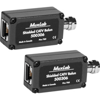 

Muxlab Shielded CATV Balun, 2 Pack