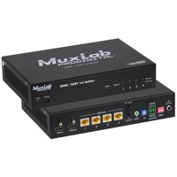 

Muxlab UHD-4K HDMI/HDBT 1x4 Splitter, US