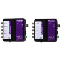 

Muxlab 6G-SDI Extender Over Fiber Optic Kit with Return Channel, Single-Mode, 132000'/25 Miles