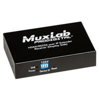 

Muxlab HDMI/RS232 Over IP Receiver with PoE