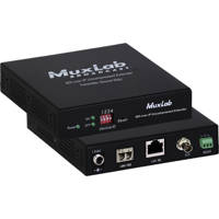 

Muxlab 3G-SDI/ST2110 Over IP Uncompressed Receiver, Multi-Mode Fiber Cable