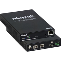 

Muxlab 4K HDMI/ST2110 Over IP Uncompressed Gateway Converter Transmitter, Multi-Mode Fiber
