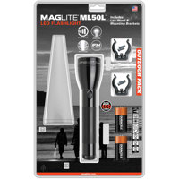 

MagLite ML50L 2-Cell C LED Flashlight Adventure Pack, 490 Lumens, Black