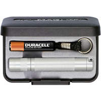 

MagLite Solitaire 1-Cell AAA Incandescent Flashlight with Presentation Box, 2 Lumens, Silver