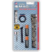 

MagLite AA Mini- Incandescent Flashlight Combo Pack, 14 Lumen, Camo