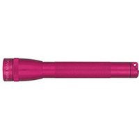 

MagLite Mini Maglite 2-Cell AAA Incandescent Flashlight with Clip, 9 Lumens, Hot Pink