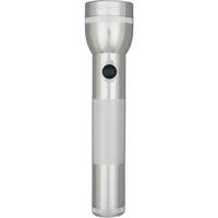 

MagLite S2D106 White Star Incandescent Flashlight with D Alkaline Batteries, Silver