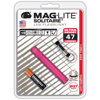 

MagLite Solitaire 1-Cell AAA LED Flashlight, Blister Packaging, Hot Pink