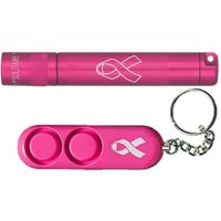 

MagLite Solitaire 1-Cell AAA LED Flashlight with Sabre Personal Alarm, Pink