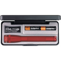 

MagLite Mini MagLite 2-Cell AA LED Flashlight, Presentation Box, Red
