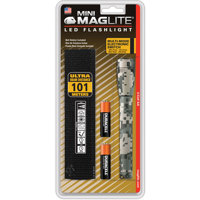 

MagLite SP22MRH Mini 2-Cell AA LED Flashlight with Holster, Universal Camo